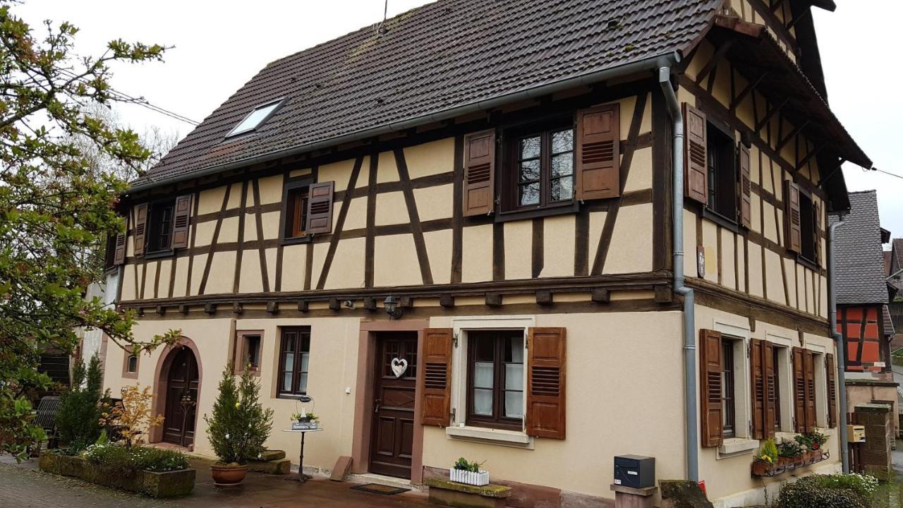 GITE A LA PETITE FONTAINE-PLAIN PIED-MAISON ALSACIENNE RENOVEE AVEC PASSION-4 PERS-3nuitées minimum Langensoultzbach Exterior foto