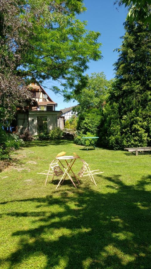 GITE A LA PETITE FONTAINE-PLAIN PIED-MAISON ALSACIENNE RENOVEE AVEC PASSION-4 PERS-3nuitées minimum Langensoultzbach Exterior foto
